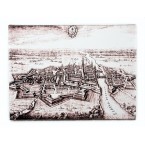 Obraz na płótnie "Panorama Elbląga 1616 r." (reprodukcja)
